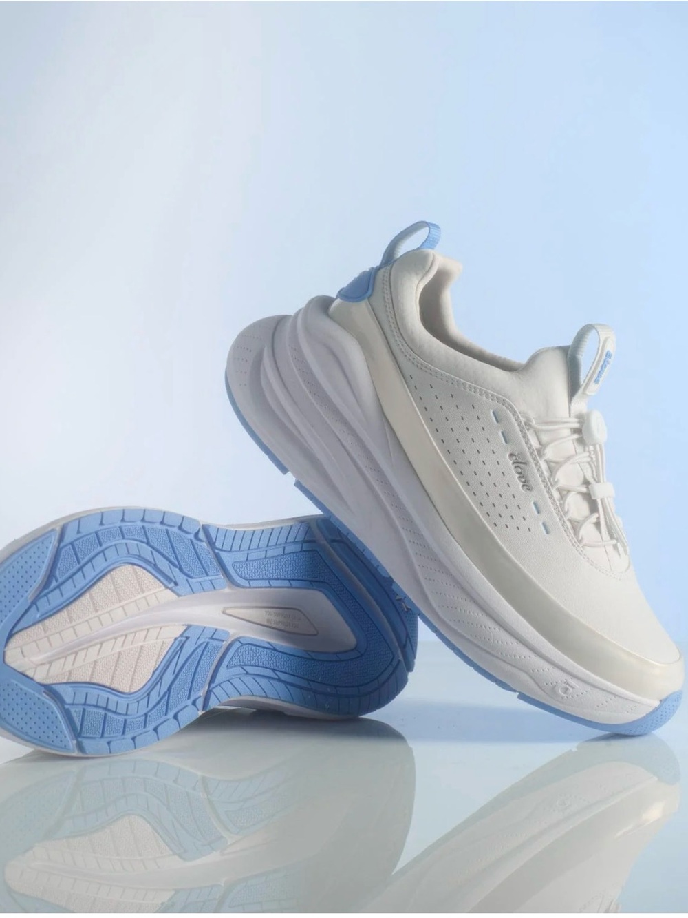 Clove Limited Edition Size 6 Forte 2 White Pearl Blue Shoes